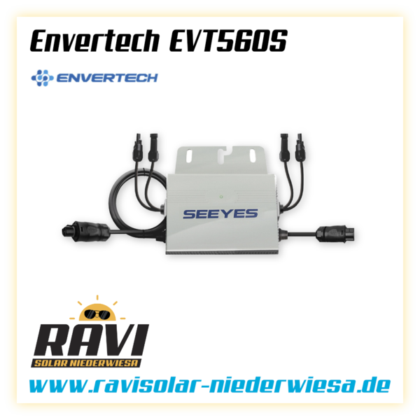 Envertech Microwechsselrichter EVT560S mit String-Ein-/Ausgang