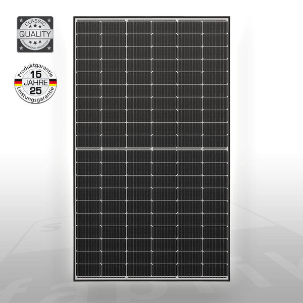 Solarfabrik Solarmodul MONO S3 375 Watt Halfcut 1755 x 1038 x 35mm BLACK, 9BB