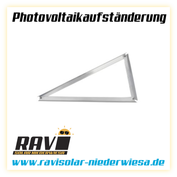 Photovoltaikaufständerung Standard 20° hochkant
